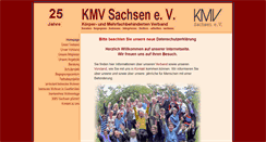 Desktop Screenshot of kmv-sachsen.de